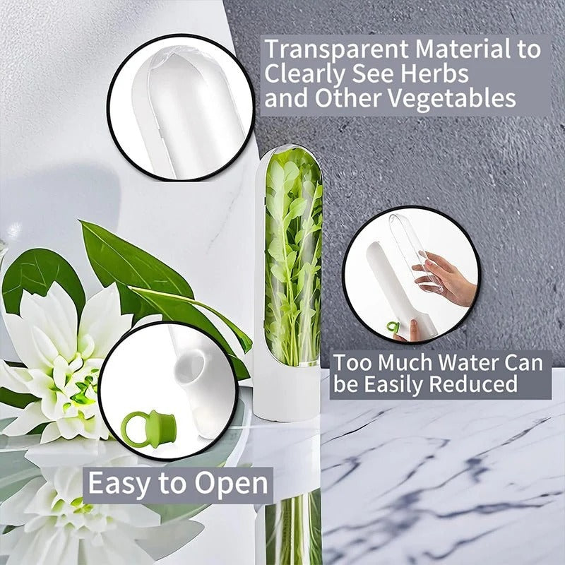 Portable Herb Keeper Product Description