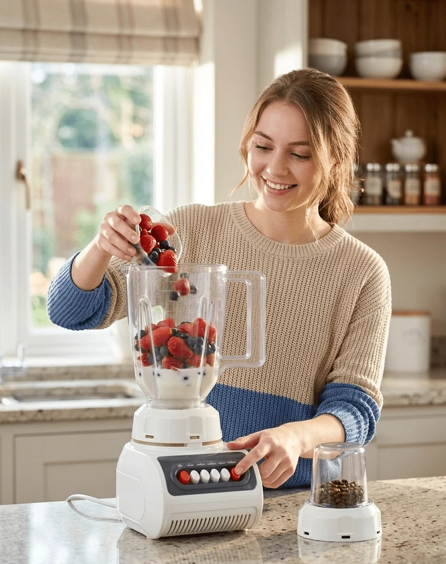 New Golden Create - 2-in-1 Juicer Blender