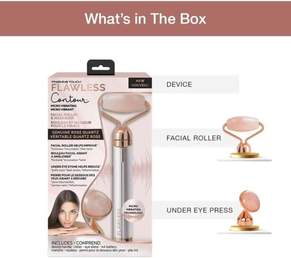 Vibrating Facial Roller Massager